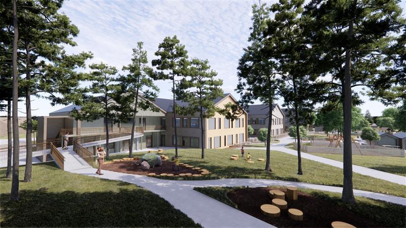 Ny barnehage og avlastningsbolig på Vestskogen